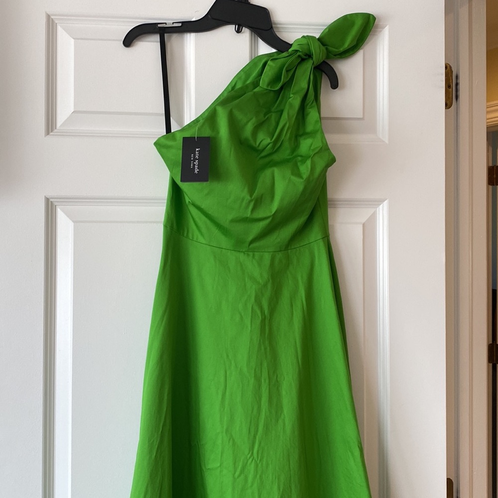 NWT Poplin One-shoulder Sabrina Dress Sz 2